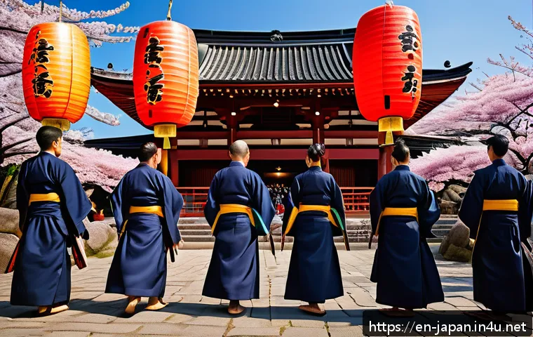 일본 전통 종교 신도와 불교 관련 이미지 1